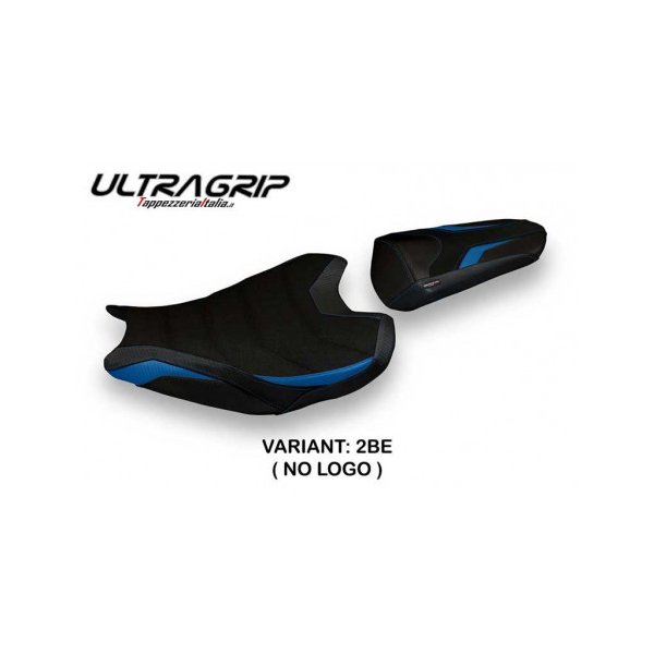 HOUSSE DE SELLE COMPATIBLE HONDA CBR 1000 RR (17-22) MODÈLE CALCI 1 - Logo : SANS LOGO, Couleur : BLEU, Type : ULTRAGRIP