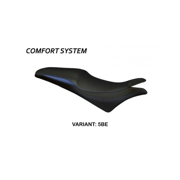 HOUSSE DE SELLE COMPATIBLE HONDA CBR 600 F (11-13) MODÈLE ANCONA - Logo : SANS LOGO, Couleur : BLEU, Type : CONFORT