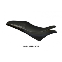 HOUSSE DE SELLE COMPATIBLE HONDA CBR 600 F (11-13) MODÈLE ANCONA - Type : CONFORT, Couleur : BLANC BLEU, Logo : SANS LOGO