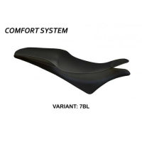 HOUSSE DE SELLE COMPATIBLE HONDA CBR 600 F (11-13) MODÈLE ANCONA - Couleur : BLEU, Type : STANDARD, Logo : SANS LOGO