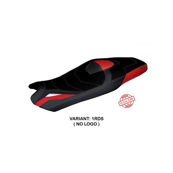 HOUSSE DE SELLE COMPATIBLE HONDA X-ADV (21-22) MODÈLE FUKUI SPECIAL COLOR - Logo : SANS LOGO, Couleur : ROUGE ARGENT, Type : STANDARD