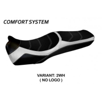 HOUSSE DE SELLE COMPATIBLE HONDA CROSSTOURER 1200 (11-20) MODÈLE LECCE 2 - Couleur : NOIR, Type : CONFORT, Logo : SANS LOGO