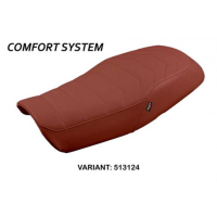 HOUSSE DE SELLE COMPATIBLE HONDA CB 1100 RS (17-22) MODÈLE KARELI - Type : CONFORT, Couleur : BRIQUE, Logo : SANS LOGO