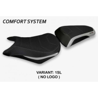HOUSSE DE SELLE COMPATIBLE HONDA CB 500 F (12-15) MODÈLE CENESI - Logo : SANS LOGO, Couleur : BLANC, Type : CONFORT