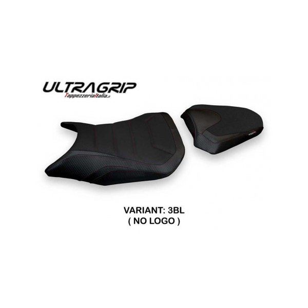 HOUSSE DE SELLE COMPATIBLE HONDA CB 500 F (16-22) MODÈLE LEMMI 1 - Couleur : ROUGE, Type : ULTRAGRIP, Logo : SANS LOGO