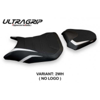 HOUSSE DE SELLE COMPATIBLE HONDA CB 500 F (16-22) MODÈLE LEMMI 1 - Couleur : ARGENT, Type : ULTRAGRIP, Logo : SANS LOGO