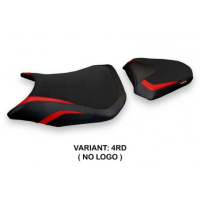 HOUSSE DE SELLE COMPATIBLE HONDA CB 500 F (16-22) MODÈLE PRESTON 1 - Type : STANDARD, Couleur : ARGENT, Logo : SANS LOGO