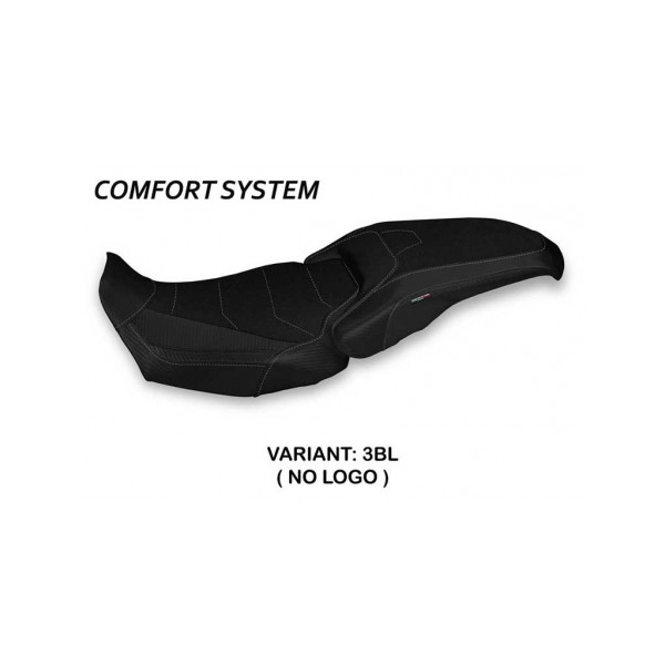 HOUSSE DE SELLE COMPATIBLE HONDA CBR 650 R (19-22) MODÈLE ALDOR 1 - Logo : SANS LOGO, Couleur : NOIR, Type : CONFORT