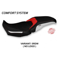 HOUSSE DE SELLE COMPATIBLE HONDA CBR 650 R (19-22) MODÈLE ALDOR 1 - Type : CONFORT, Couleur : ROUGE BLANC, Logo : SANS LOGO