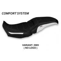 HOUSSE DE SELLE COMPATIBLE HONDA CBR 650 R (19-22) MODÈLE ALDOR 1 - Logo : SANS LOGO, Couleur : ROUGE BLANC, Type : CONFORT