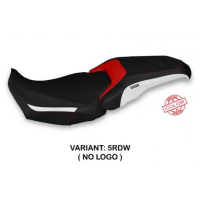 HOUSSE DE SELLE COMPATIBLE HONDA CBR 650 R (19-22) MODÈLE BURRI 1 - Logo : SANS LOGO, Couleur : ROUGE BLANC, Type : STANDARD