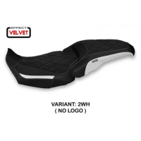 HOUSSE DE SELLE COMPATIBLE HONDA CBR 650 R (19-22) MODÈLE SFAX VELVET - Logo : SANS LOGO, Couleur : ARGENT, Type : STANDARD