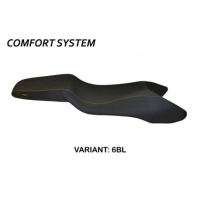 HOUSSE DE SELLE COMPATIBLE HONDA CBR 600 F (99-06) MODÈLE EDINBURGH 1 - Couleur : NOIR, Type : CONFORT, Logo : SANS LOGO