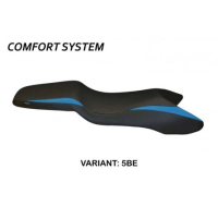 HOUSSE DE SELLE COMPATIBLE HONDA CBR 600 F (99-06) MODÈLE EDINBURGH 1 - Type : CONFORT, Couleur : ARGENT, Logo : SANS LOGO 