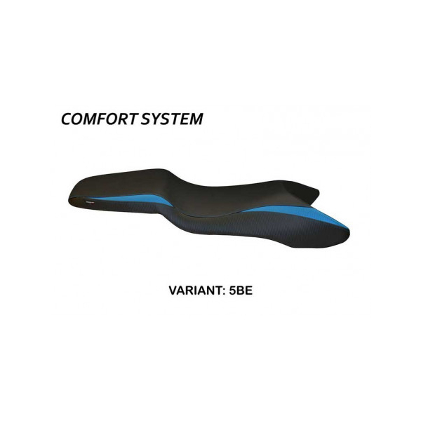 HOUSSE DE SELLE COMPATIBLE HONDA CBR 600 F (99-06) MODÈLE EDINBURGH 1 - Logo : SANS LOGO, Couleur : BLEU, Type : STANDARD