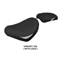 HOUSSE DE SELLE COMPATIBLE HONDA CMX 500 REBEL (17-22) MODÈLE KEHRA - Type : CONFORT, Logo : AVEC LOGO, Couleur : BRIQUE