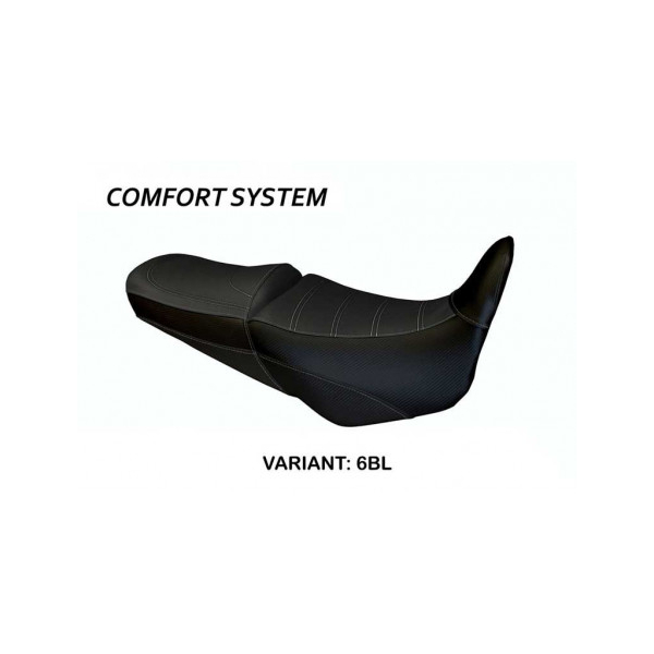 HOUSSE DE SELLE COMPATIBLE  VARADERO 1000 - (99-11) MODÈLE VIGEVANO - Couleur : NOIR, Type : CONFORT, Logo : SANS LOGO