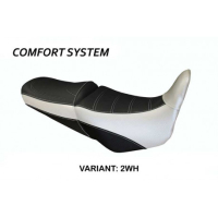 HOUSSE DE SELLE COMPATIBLE  VARADERO 1000 - (99-11) MODÈLE VIGEVANO - Logo : SANS LOGO, Couleur : BLANC, Type : CONFORT