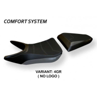 HOUSSE DE SELLE COMPATIBLE HONDA VFR 800 (14-19) MODÈLE KNOCK 2 - Type : CONFORT, Couleur : ARGENT, Logo : SANS LOGO