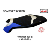 HOUSSE DE SELLE COMPATIBLE HONDA X-ADV (17-20) MODÈLE SWISS COLORIS SPÉCIAL VELV - Type : CONFORT, Couleur : BLANC ROUGE, Logo : SANS LOGO 
