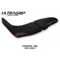 HOUSSE DE SELLE COMPATIBLE HONDA AFRICA TWIN 1100 ADVENTURE SPORT (20-22) MODÈLE - Logo : AVEC LOGO, Type : ULTRAGRIP, Couleur : ARGENT OR