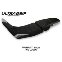 HOUSSE DE SELLE COMPATIBLE HONDA AFRICA TWIN 1100 ADVENTURE SPORT (20-22) MODÈLE - Logo : AVEC LOGO, Couleur : ARGENT OR, Type : ULTRAGRIP