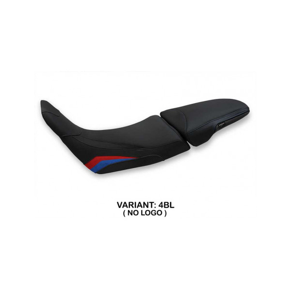 HOUSSE DE SELLE COMPATIBLE HONDA AFRICA TWIN 1100 ADVENTURE SPORT (20-22) MODÈLE - Logo : AVEC LOGO, Couleur : BLANC ROUGE BLEU, Type : STANDARD