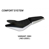 HOUSSE DE SELLE COMPATIBLE HONDA CROSSRUNNER 800 (16-20) MODÈLE URBINO 2 - Logo : SANS LOGO, Couleur : BLANC, Type : CONFORT