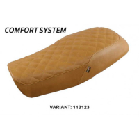 HOUSSE DE SELLE COMPATIBLE HONDA CB 1100 RS (17-22) MODÈLE DAMAL - Logo : SANS LOGO, Couleur : BRIQUE, Type : CONFORT