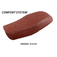 HOUSSE DE SELLE COMPATIBLE HONDA CB 1100 RS (17-22) MODÈLE DAMAL - Type : CONFORT, Couleur : MARRON FONCE, Logo : SANS LOGO