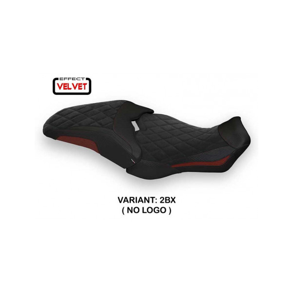 HOUSSE DE SELLE COMPATIBLE HONDA CB 1000 R (18-22) MODÈLE OLIMPIA VELVET - Type : STANDARD, Couleur : GRIS GRIS, Logo : SANS LOGO