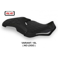 HOUSSE DE SELLE COMPATIBLE HONDA CB 1000 R (18-22) MODÈLE OLIMPIA VELVET - Type : STANDARD, Couleur : GRIS GRIS, Logo : SANS LOGO