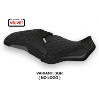 HOUSSE DE SELLE COMPATIBLE HONDA CB 1000 R (18-22) MODÈLE OLIMPIA VELVET - Type : STANDARD, Couleur : ARGENT, Logo : SANS LOGO