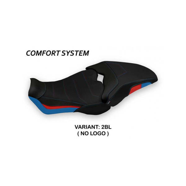 HOUSSE DE SELLE COMPATIBLE HONDA CB 1000 R (18-22) MODÈLE VICTORIA EN ÉDITION LI - Logo : SANS LOGO, Couleur : BLANC, Type : CONFORT