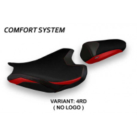 HOUSSE DE SELLE COMPATIBLE HONDA CBR 1000 RR (17-22) MODÈLE ACRI 1 - Logo : SANS LOGO, Couleur : NOIR, Type : CONFORT