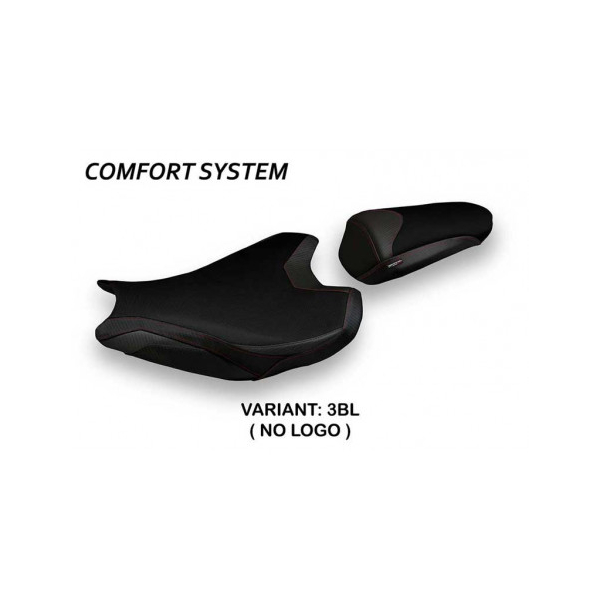 HOUSSE DE SELLE COMPATIBLE HONDA CBR 1000 RR (17-22) MODÈLE ACRI 1 - Couleur : BLANC, Type : CONFORT, Logo : SANS LOGO