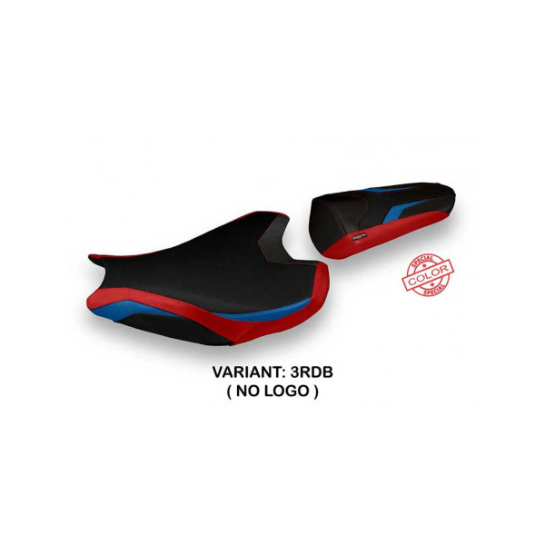 HOUSSE DE SELLE COMPATIBLE HONDA CBR 1000 RR (17-22) MODÈLE PIANFEI SPECIAL COLO - Logo : SANS LOGO, Couleur : ROUGE-BLEU, Type : STANDARD