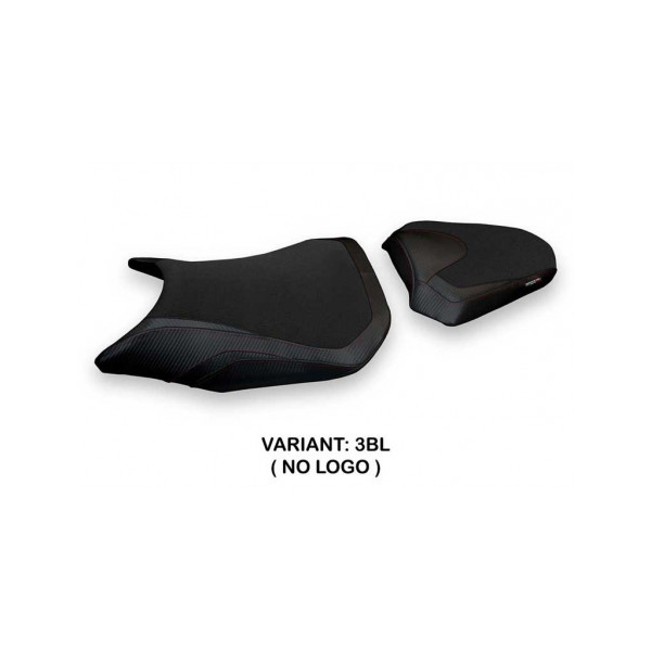 HOUSSE DE SELLE COMPATIBLE HONDA CBR 500 R (17-22) MODÈLE BERRAC 1 - Logo : SANS LOGO, Couleur : BLANC, Type : STANDARD