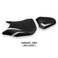 HOUSSE DE SELLE COMPATIBLE HONDA CBR 500 R (17-22) MODÈLE BERRAC 1 - Logo : SANS LOGO, Couleur : BLANC, Type : STANDARD