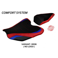 HOUSSE DE SELLE COMPATIBLE HONDA CBR 1000 RR-R FIREBLADE (20-22) MODÈLE PEDARA S - Type : CONFORT, Couleur : ROUGE-BLEU, Logo : SANS LOGO
