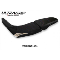 HOUSSE DE SELLE COMPATIBLE HONDA AFRICA TWIN 1100 ADVENTURE SPORT (20-22) MAPS M - Logo : AVEC LOGO, Couleur : NOIR, Type : ULTRAGRIP