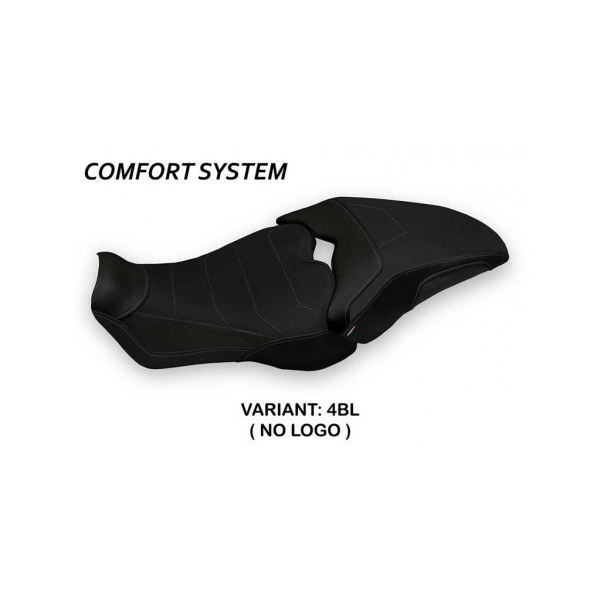 HOUSSE DE SELLE COMPATIBLE HONDA CB 1000 R (18-22) MODÈLE VICTORIA 2 - Logo : SANS LOGO, Couleur : NOIR, Type : CONFORT