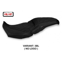 HOUSSE DE SELLE COMPATIBLE HONDA CB 650 R (19-22) MODÈLE VOSTOK VELVET - Logo : SANS LOGO, Couleur : NOIR, Type : STANDARD