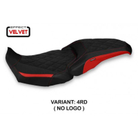 HOUSSE DE SELLE COMPATIBLE HONDA CB 650 R (19-22) MODÈLE VOSTOK VELVET - Type : STANDARD, Couleur : ARGENT, Logo : SANS LOGO