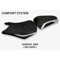 HOUSSE DE SELLE COMPATIBLE HONDA CBR 500 R (12-16) MODÈLE AUZAT 1 - Logo : SANS LOGO, Couleur : ARGENT, Type : CONFORT