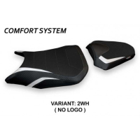 HOUSSE DE SELLE COMPATIBLE HONDA CBR 500 R (17-22) MODÈLE DIAMANTE 1 - Type : CONFORT, Couleur : ARGENT, Logo : SANS LOGO