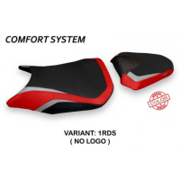 HOUSSE DE SELLE COMPATIBLE HONDA CBR 500 R (17-20) MODÈLE DIAMANTE SPECIAL COLOR - Logo : SANS LOGO, Couleur : ROUGE ARGENT, Type : CONFORT