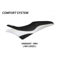 HOUSSE DE SELLE COMPATIBLE HONDA HORNET 600 (07-13) MODÈLE PESCARA - Type : CONFORT, Couleur : GRIS GRIS, Logo : SANS LOGO