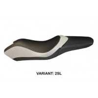 HOUSSE DE SELLE COMPATIBLE HONDA INTEGRA 700 (12-13) MODÈLE DOMENICO - Logo : SANS LOGO, Couleur : ARGENT, Type : CONFORT