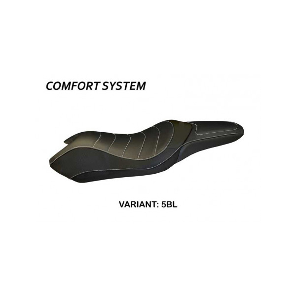 HOUSSE DE SELLE COMPATIBLE HONDA INTEGRA 700 (12-13) MODÈLE DOMENICO - Logo : SANS LOGO, Couleur : NOIR, Type : STANDARD